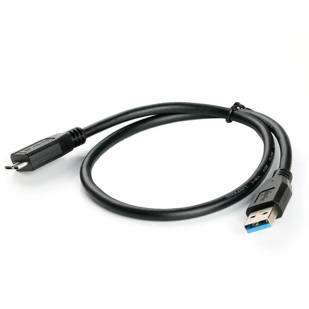 1 шт. высокоскоростной Micro USB3.0 кабель Тип A к B шнур для samsung S5 жесткий диск