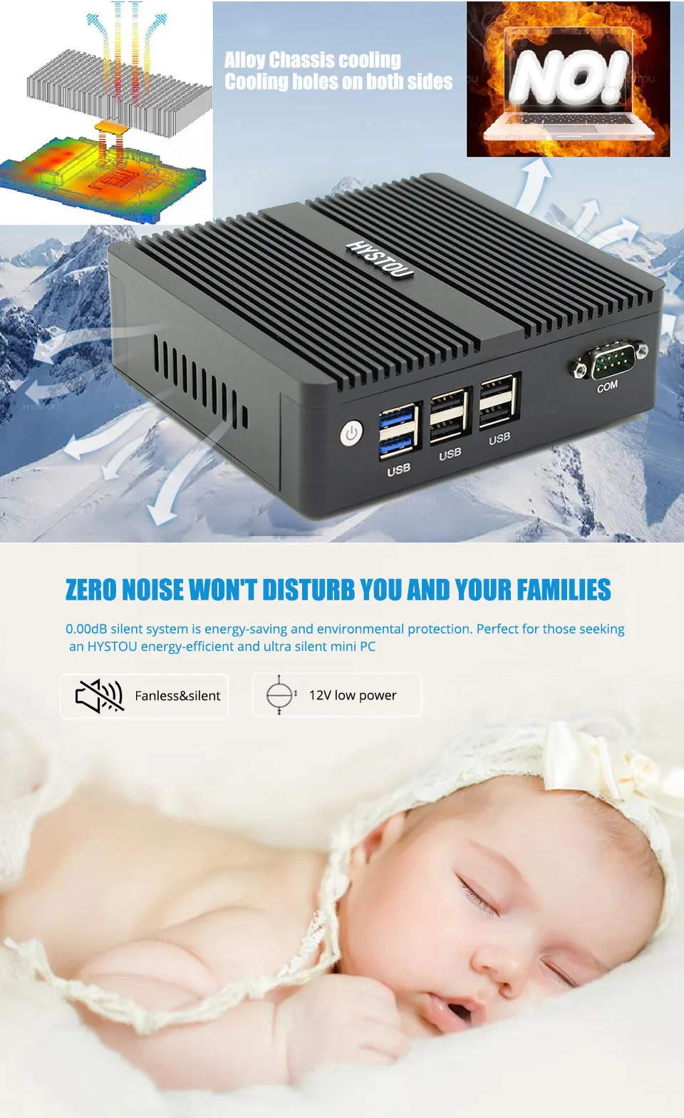 HYSTOU четырехъядерный N3160 безвентиляторный мини-ПК Windows 10 Dual NIC wifi Linux Pfsense маршрутизатор брандмауэр сервер AES-NI поддержка i7 5550U