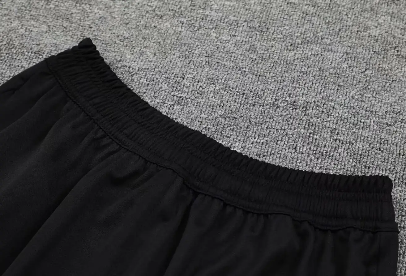 

High Quality Men Marseille Training Suit 2021 2022 Soccer Shorts Short Sleeve Maillot De Foot Polo Football Tracksuit