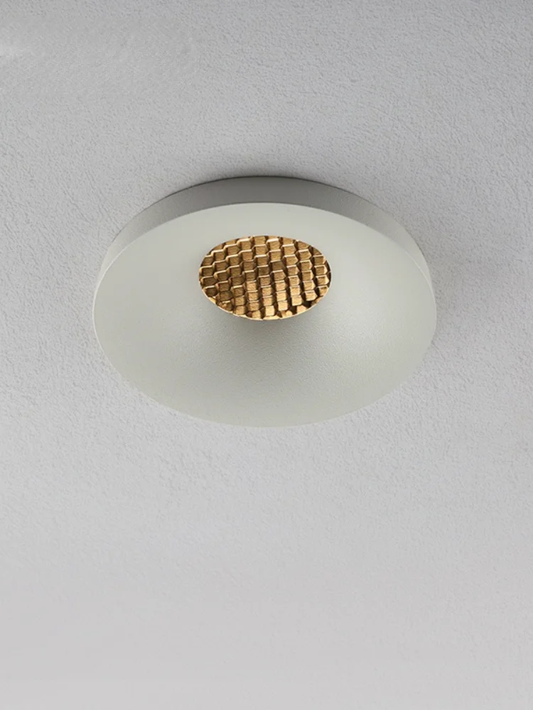 

Встраиваемый светодиодный точечный светильник, лампа для спальни, Круглый или квадратный белый Потолочный точечный светильник