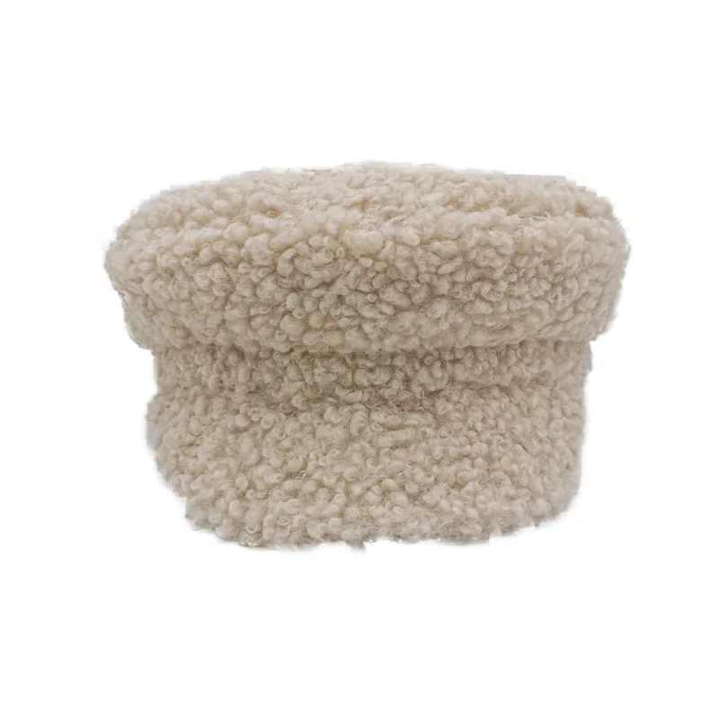 

New Women Hats Wool Retro Solid Color Flat Top Cap Newsboy Fashion Cap Ladies Casual Warm Winter Beret Female Caps