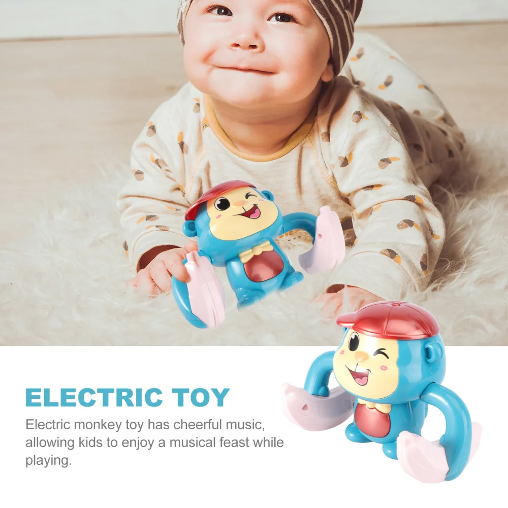 

1PC Baby Crawling Somersault Plaything Cartoon Tumbling Electric Monkey