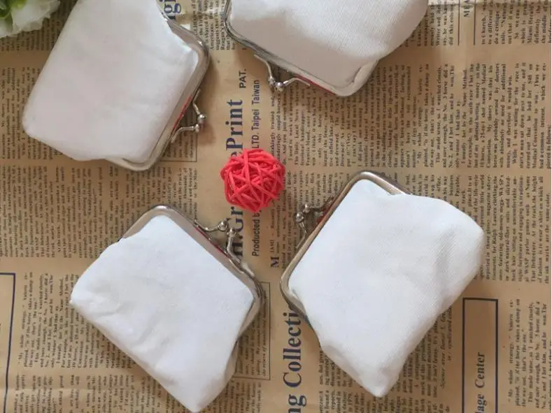 120 шт DIY белые чистые холщовые мешки для хранения девочек Детский кошелек монет