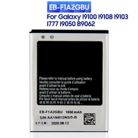 original replacement battery eb f1a2gbu for samsung i9103 i9100 i9050 i9108 i777 b9062 phone battery 1650mah