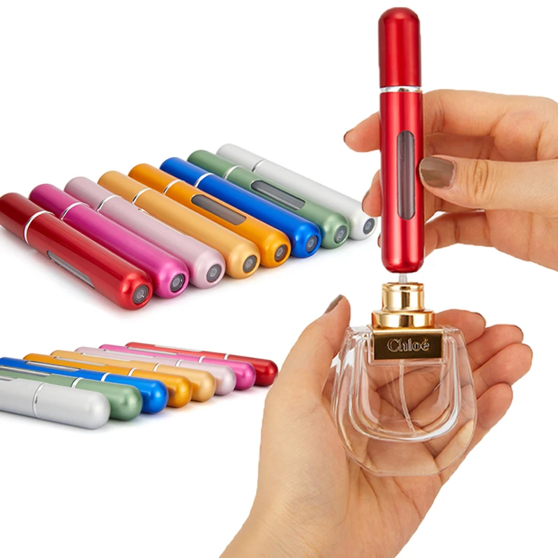 Пустой флакон для духов 5 мл/8 мл многоразовый с распылителем путешествий |