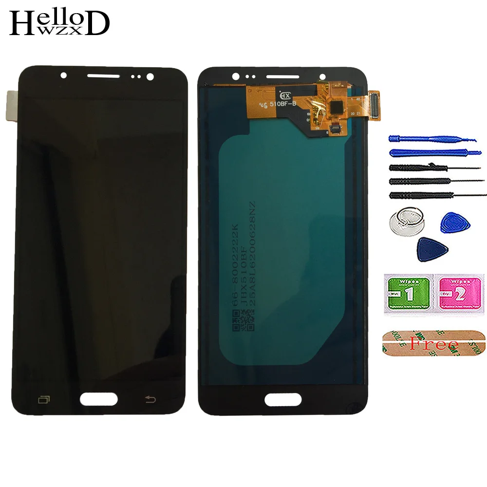 

TFT LCD Display For Samsung Galaxy J5 2016 J510 SM J510F J510FN J510M LCD Display Touch Screen Digitizer Panel Assembly Tools