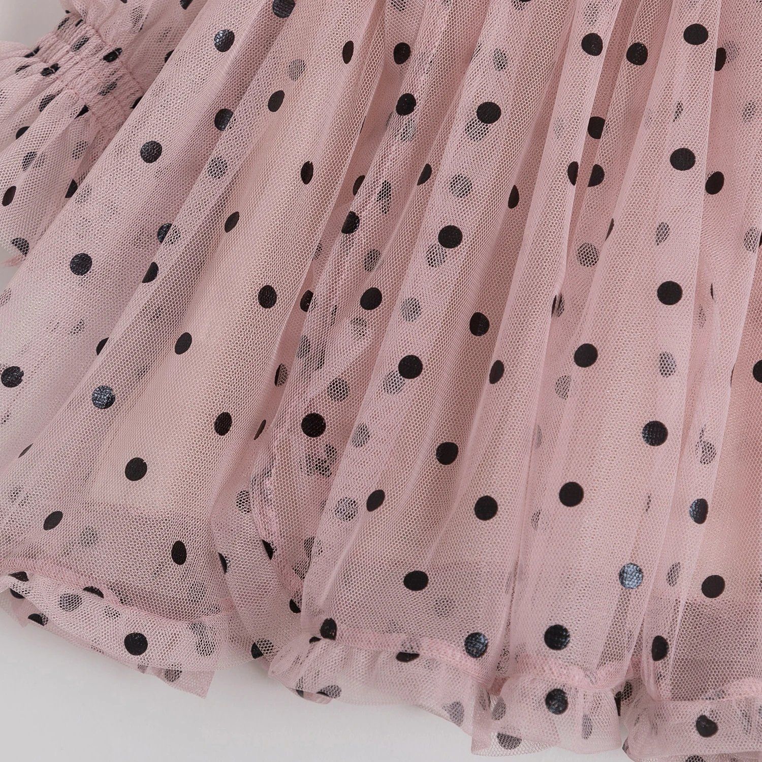 Winter Kids Dresses For Girls Long Sleeve Children Clothing Polka Dot Tulle Tutu Casual School Wear Princess Party Dress | Детская