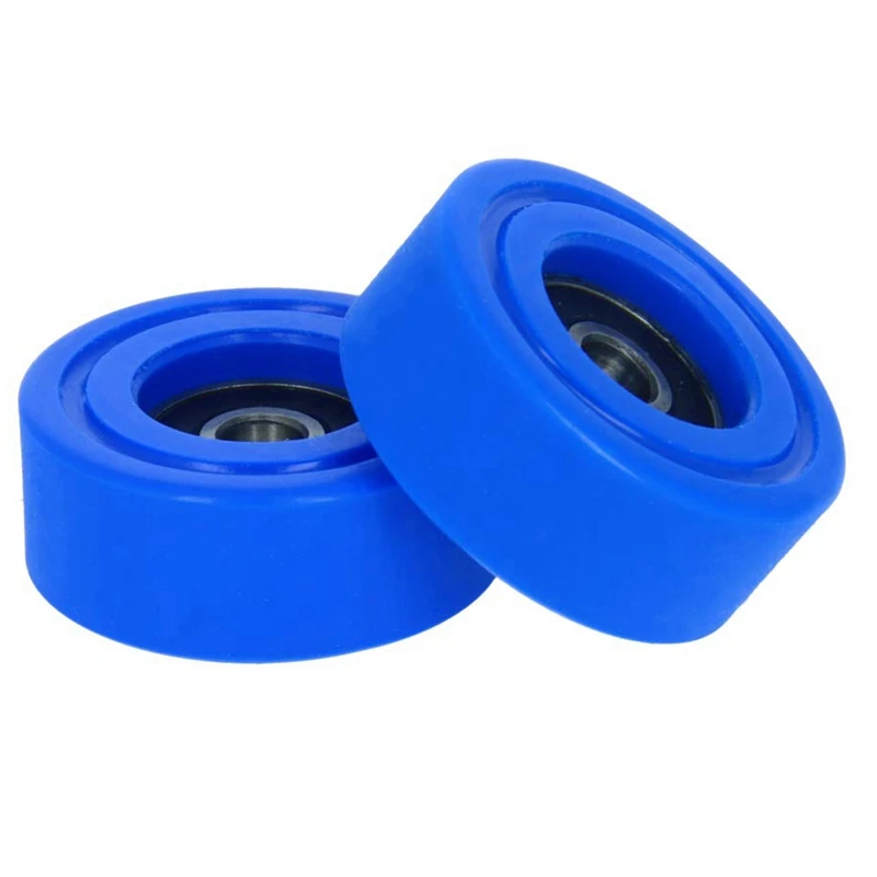 

Колеса из полиуретана подшипник с покрытием нейлона, синего цвета, для шкивов конвейеров, жесткие износостойкие подшипники