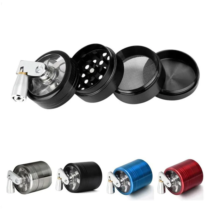 SWSMOK 4 слоя травы Табак Специи измельчитель Дым дробилка ручной завод Muller мельница