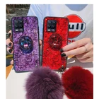 Чехол для OPPO Realme 8 5G, 7, 6, 5, 3, X7, X50, X2, XT, X Q, F19, F17 Pro Plus, F11, роскошный силиконовый чехол с эпоксидной золотой фольгой и блестками