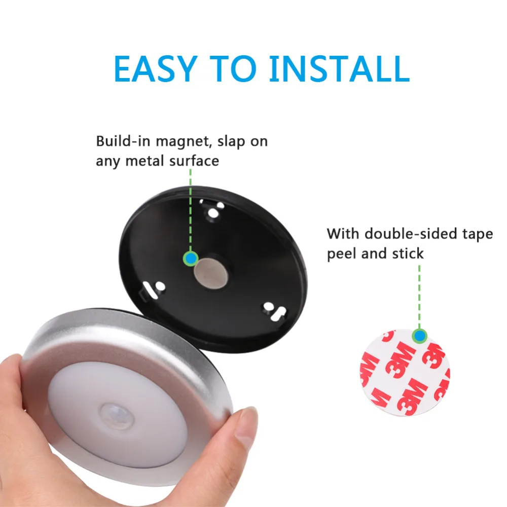 Беспроводные Батарея-приведенный в действие шкаф СВЕТОДИОДНЫЙ ночной