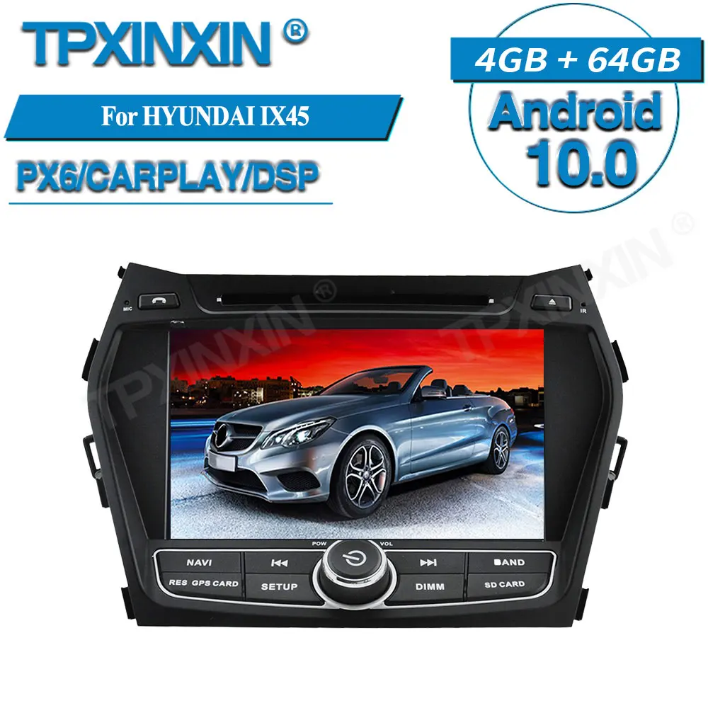 Автомобильный мультимедийный плеер PX6 стерео-система на Android 10 4 Гб ОЗУ 64 ПЗУ с GPS