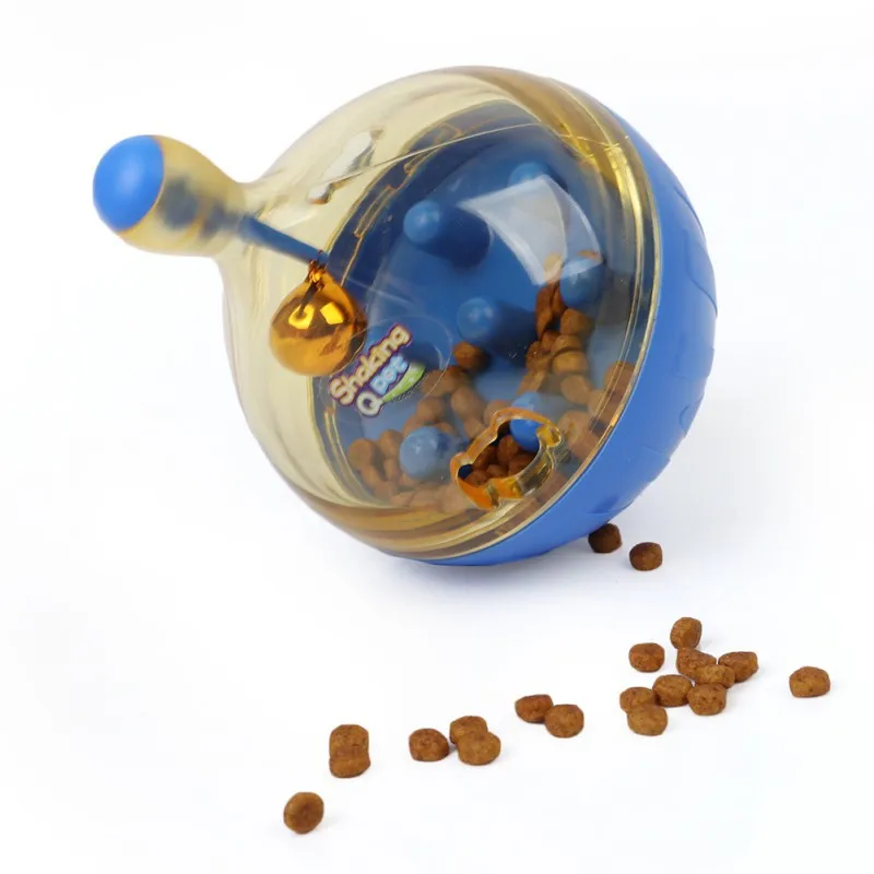 

Pet Toy Tumbler Pet Playmate Props Leakage Ball Pet Supplies New Hot Sale Blue Tumbler