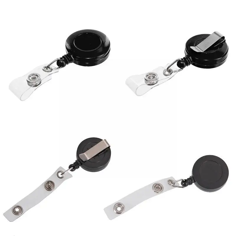 

1 шт. унисекс, выдвижной идентификационный телефон, идентификационная табличка, бейдж, бизнес, рабочий зажим, черный зажим для банковских ка...