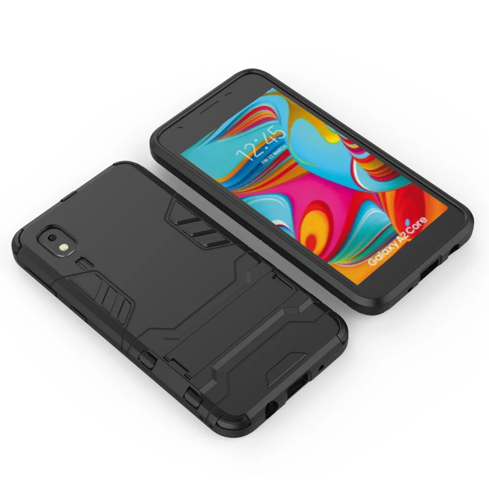 Чехол для Samsung Galaxy A2 Core Броня робота жесткая задняя крышка из поликарбоната чехол