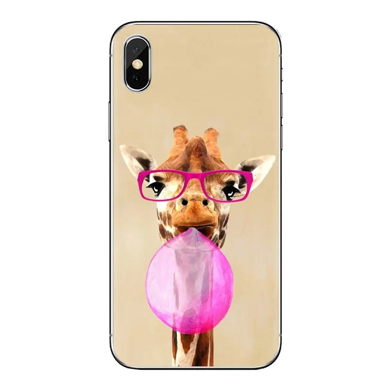 For Xiaomi Mi4 Mi5 Mi5S Mi6 Mi A1 A2 5X 6X 8 9 Lite SE Pro Max Mix 2 3 2S Hot Sale Watercolor Giraffe Painting Soft Skin Case |
