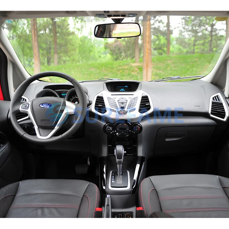 Автомобильный адаптер фасции Double Din для Ford Ecosport 2012 + с переключателем лицевой