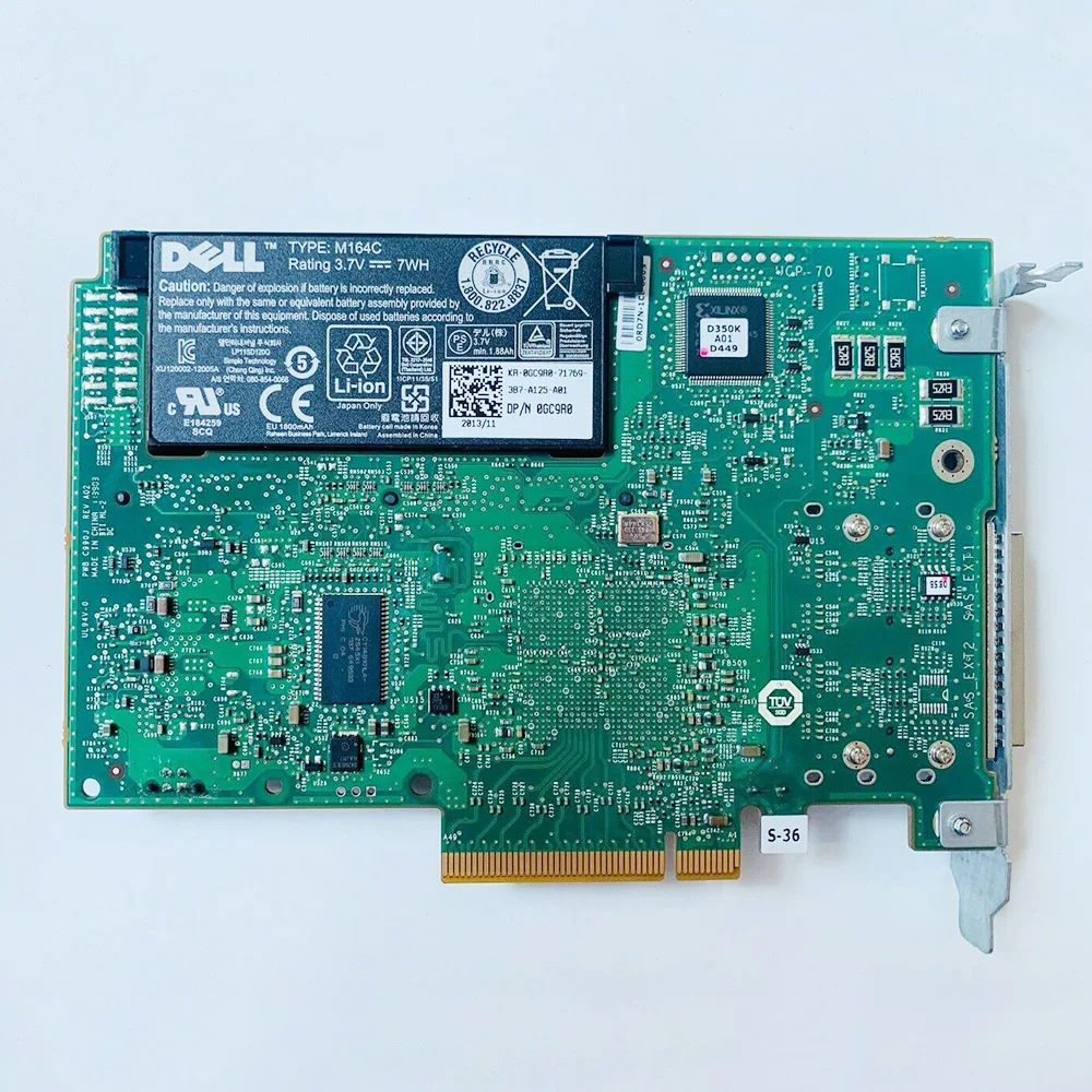 Контроллер RAID SAS PERC H800 6G D90PG N743J VVGYD 87V49 с 512 Мб кэш-памяти | Компьютеры и офис
