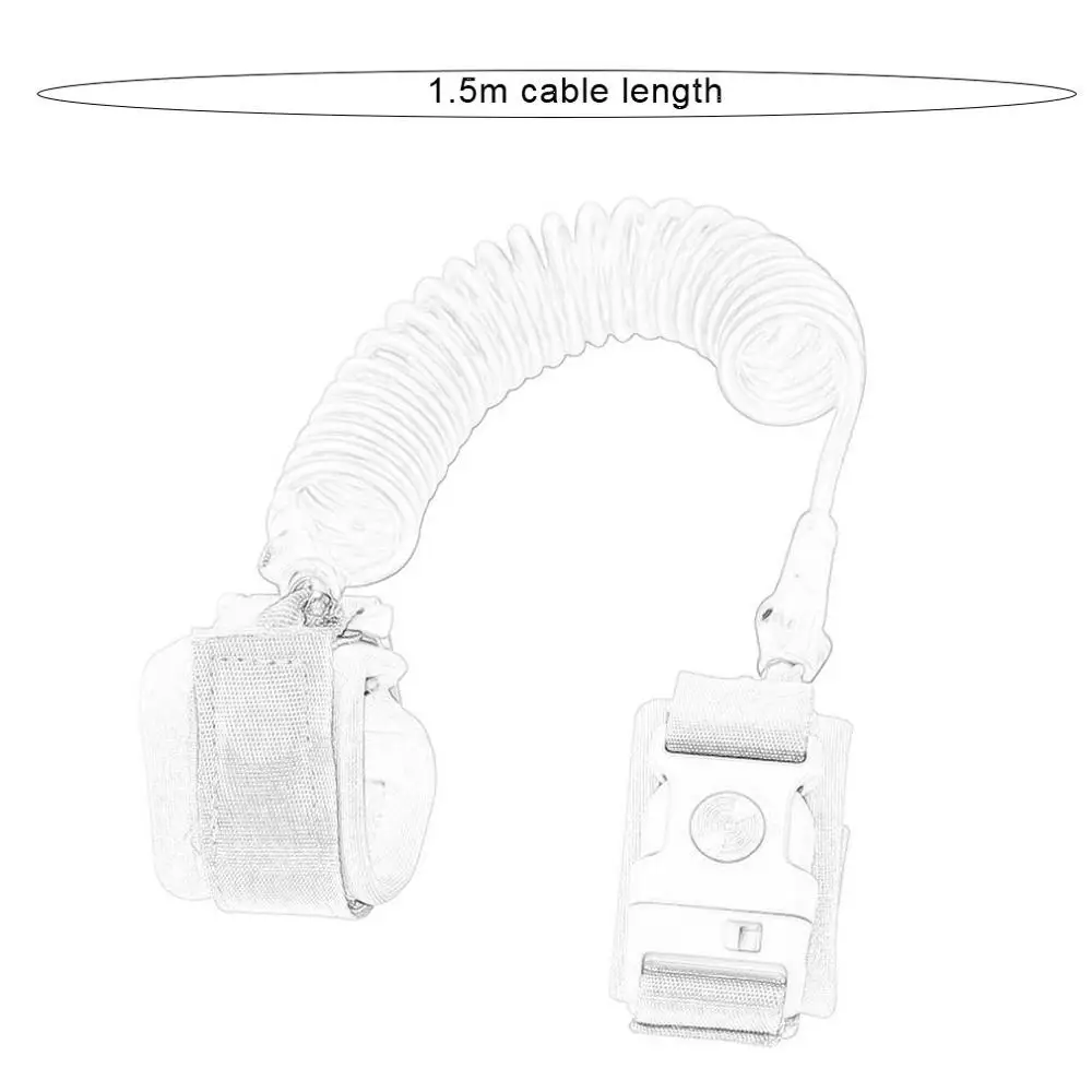 

New 1.5m Comfortable Travel Essential Protection Baby Safety Baby Anti-lost Bracelet Child Traction Rope Belt Cut
