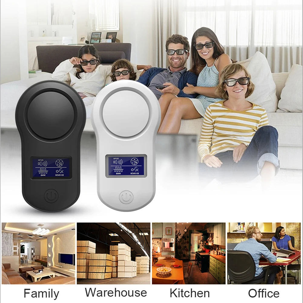 

Mouse Electronic Wave Pest Repeller ABS Anti-mosquito LCD Display Indoor Home Dynamic Frequency Conversion Mute Touch Button