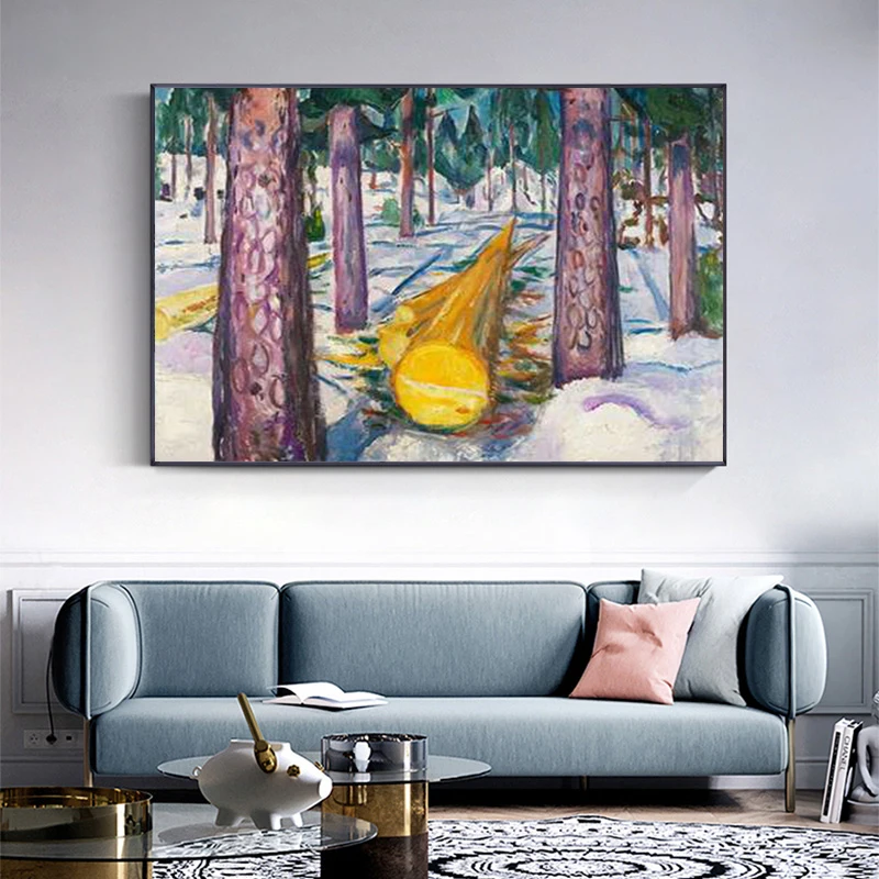 Современная картина Эдвард мунч кричащая Картина на холсте Постер печатные