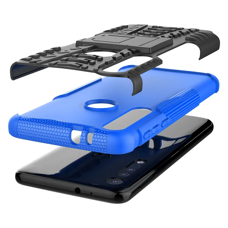 Противоударный Гибридный армированный силиконовый чехол для Funda Motorola Moto One Macro G8