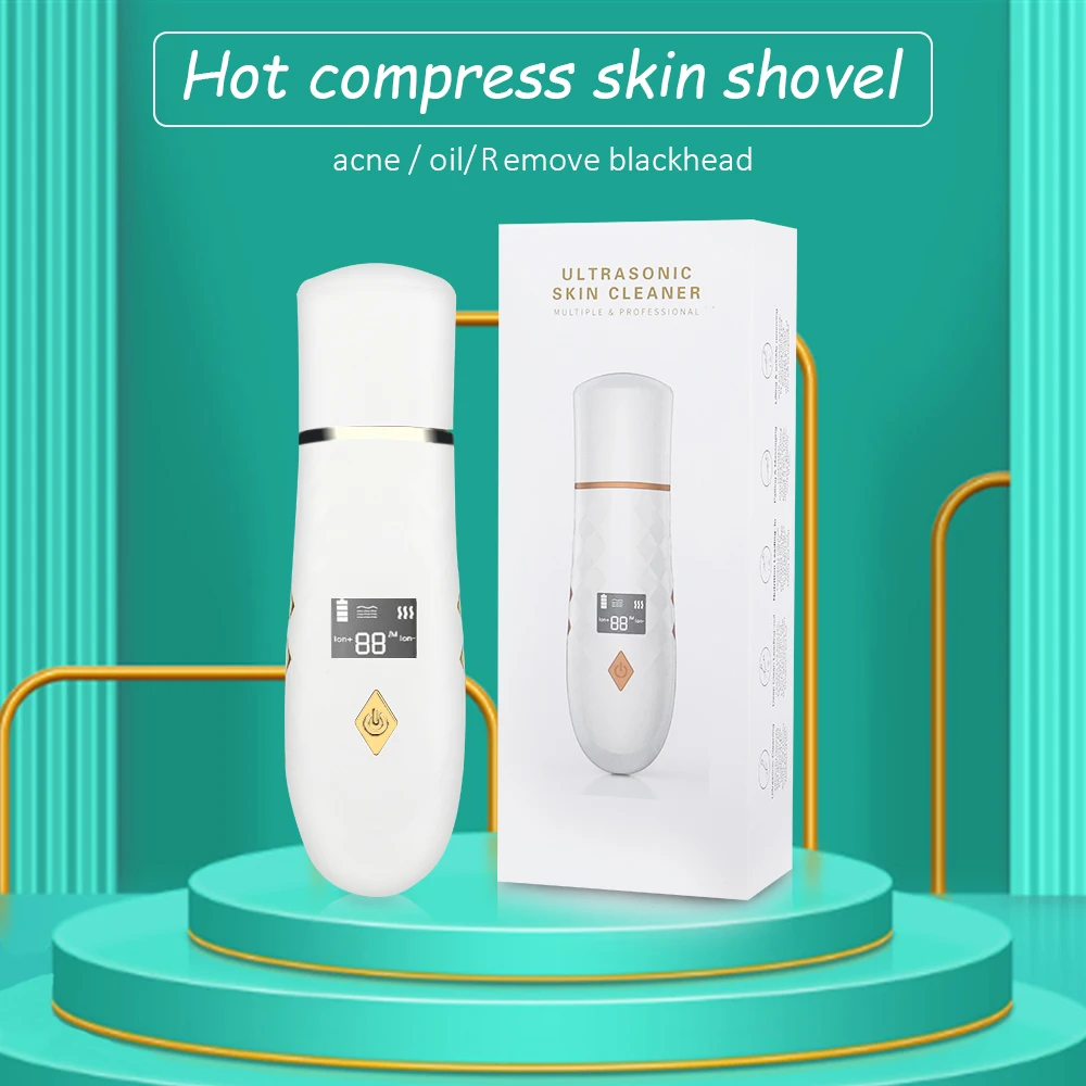 

Ultrasonic Scrubber Facial Deep Clean Blackhead Removal Skin Lift Tightening Beauty Machine Face Pore Clean Electric Scrubber