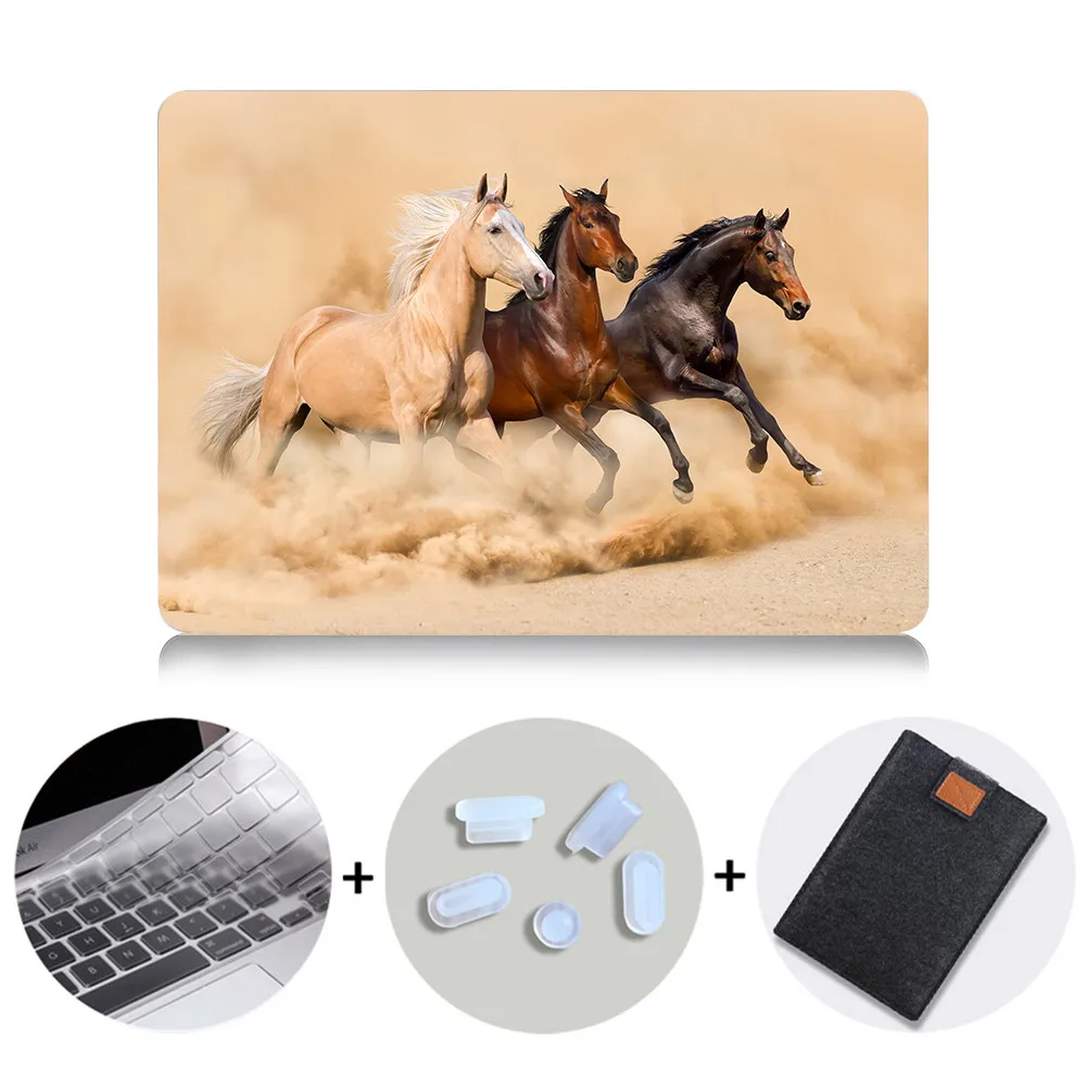 MTT чехол с милым котом и собакой для Macbook Air 11 13 Pro retina 13 15 с сенсорной панелью для mac book 12 дюймов Сумка для ноутбука с животными - Цвет: MB12