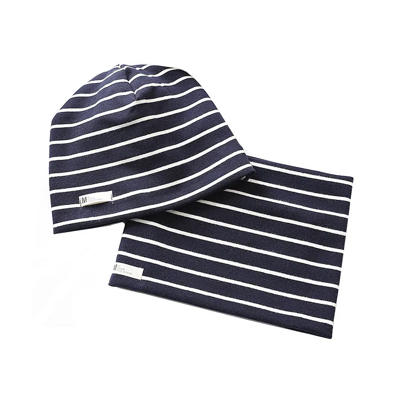 Осенний детский бархатный шейный платок комплект из двух предметов зимняя