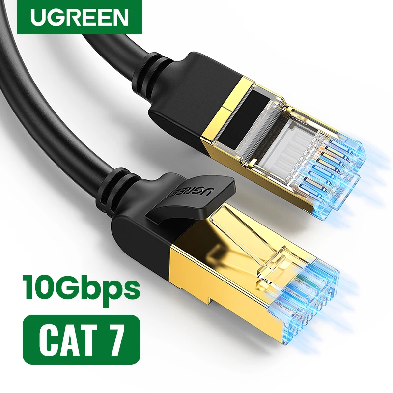 Ugreen-Cable de Ethernet RJ45 Cat7 para enrutador, cable Lan RJ45 Cat7, cable...