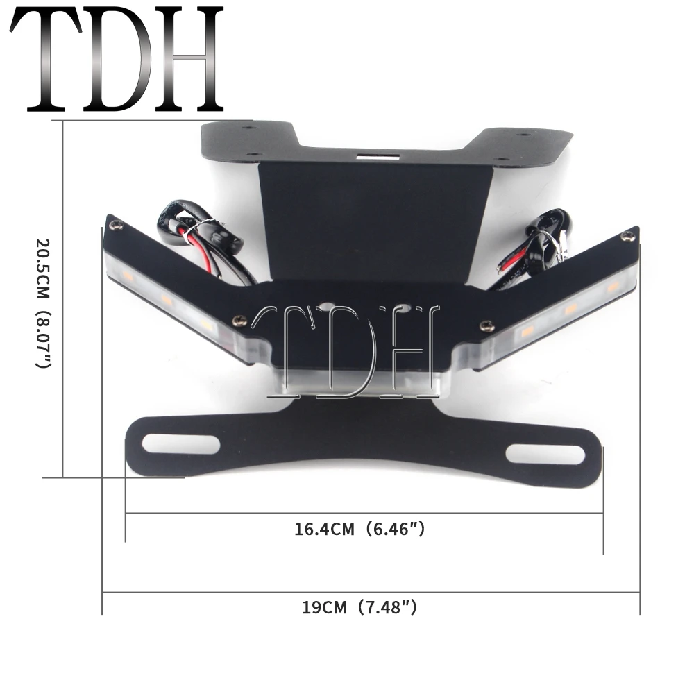 Светодиодный сигнал поворота для мотоцикла света задние аккуратные держатель