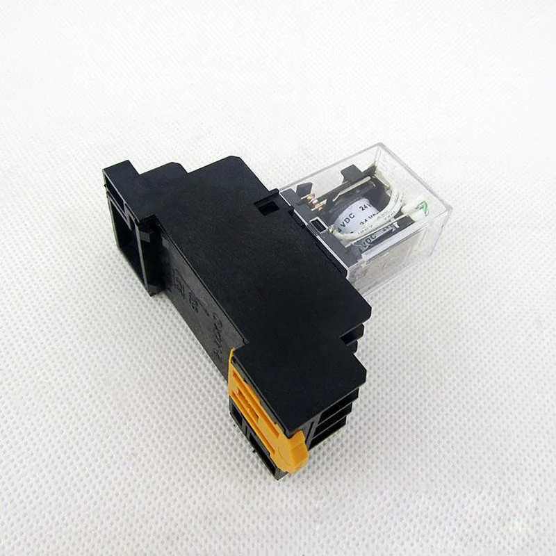 Небольшое реле/базовый набор HH54PL HH52PL JQX13F AC220V DC24V со светодиодным индикатором