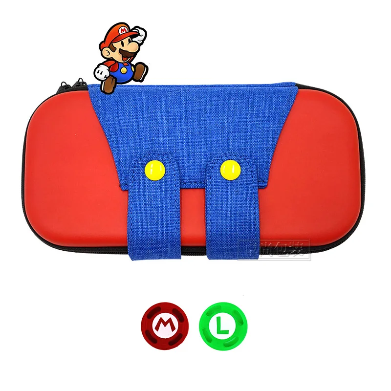 Switch Lite Mini rend аксессуары дорожная сумка для переноски NS сумка чехол и джойстики ручки КРЫШКА ДЛЯ NS для Switch Lite кристальная пленка - Цвет: mario2