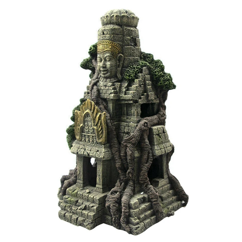 

Fashion Modern Pet Supplies Practical Single-tone Style Reptile Hideout Cave Decoration Fish Tank Aquarium Resin Decoration