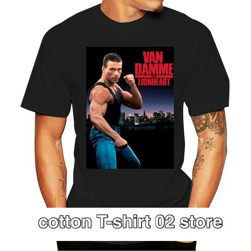 

Camiseta de Van Damme MovieMens, Corazón de León, regalo de Ao Nuevo, 2021