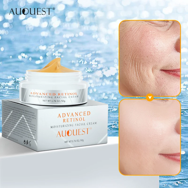 AUQUEST Retinol Face Cream Anti-Aging Wrinkle Whitening Moisturizing Improve Fine Lines Firming Lifting Facial Skin Care | Красота и