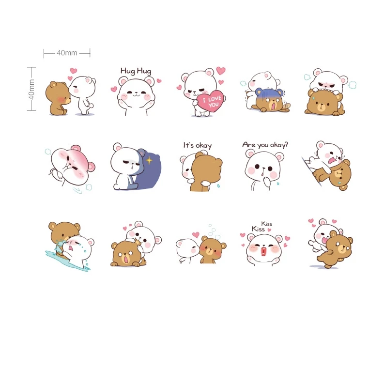 45 шт./кор. различные наклейки пакет Kawaii планировщик журнал Скрапбукинг наклейки канцелярские школьные принадлежности