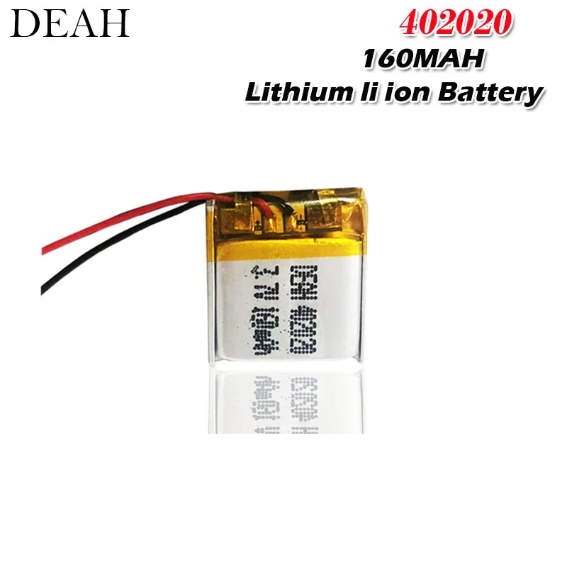 3,7 v 160mAh 402020 литий-полимерная аккумуляторная батарея для игрушек gps MP3 MP4 PAD DVD DIY bluetooth наушники Динамик телефон