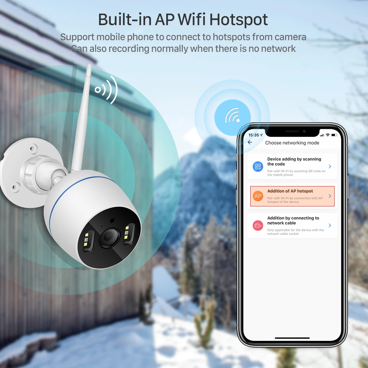 HD 2MP 1080P Водонепроницаемая WiFi IP камера двухсторонняя аудио беспроводная уличная камера 20 м полноцветная камера ночного видения CCTV камера безопасности