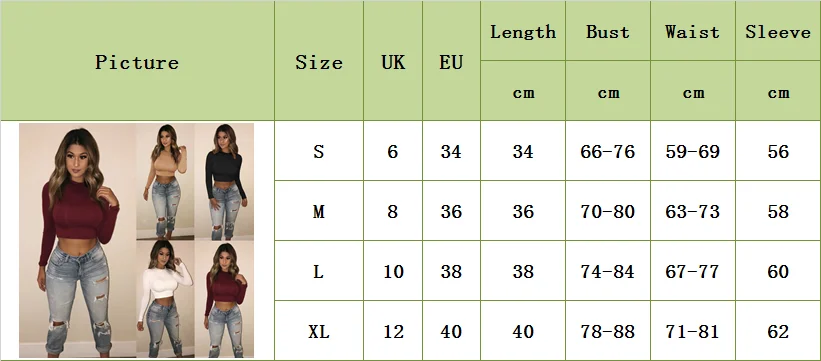 

2020 Fashion Women's Solid Color Bandage Clubwear Crop Tops Long Sleeve Slim Short Shirts Skinny Basic Casual Tee Tank Tops