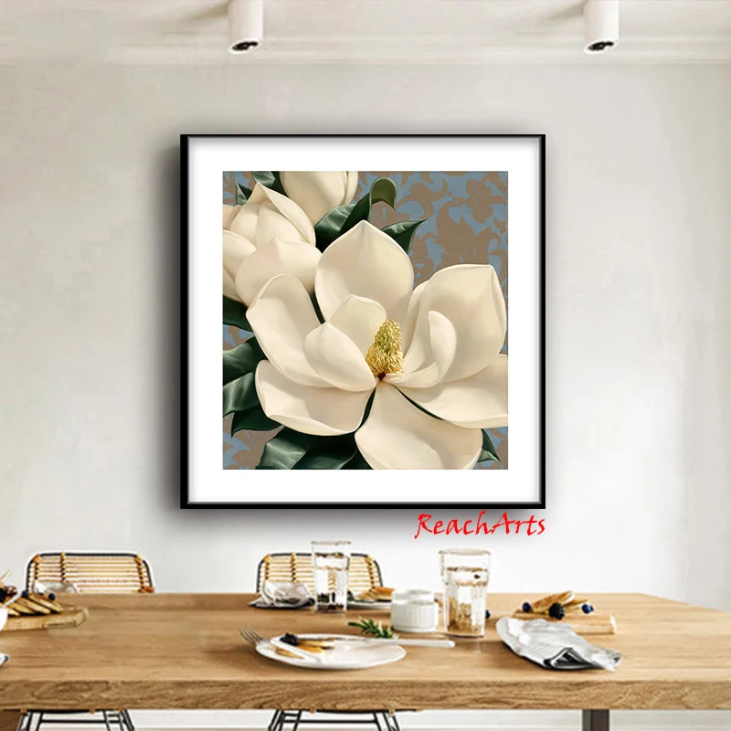 

Luxury Canvas Quote Artwork Picture Prints Floral Modern Set 2 Square Interior Decoration For Room Hot Sale Nice Designs