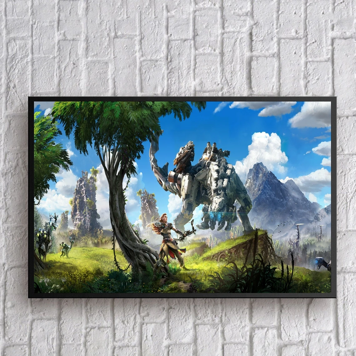 

Horizon Forbidden West PS4 Video Game Poster Canvas Print Home Decoration Wall Painting (No Frame)