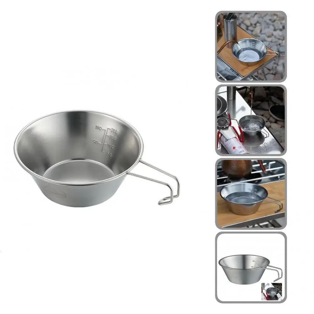 

310ml Mini Wine Cup Rust-proof Stainless Steel Stackable Mountaineering Equipment Mini Bowl Camping Mini Bowl for Picnic