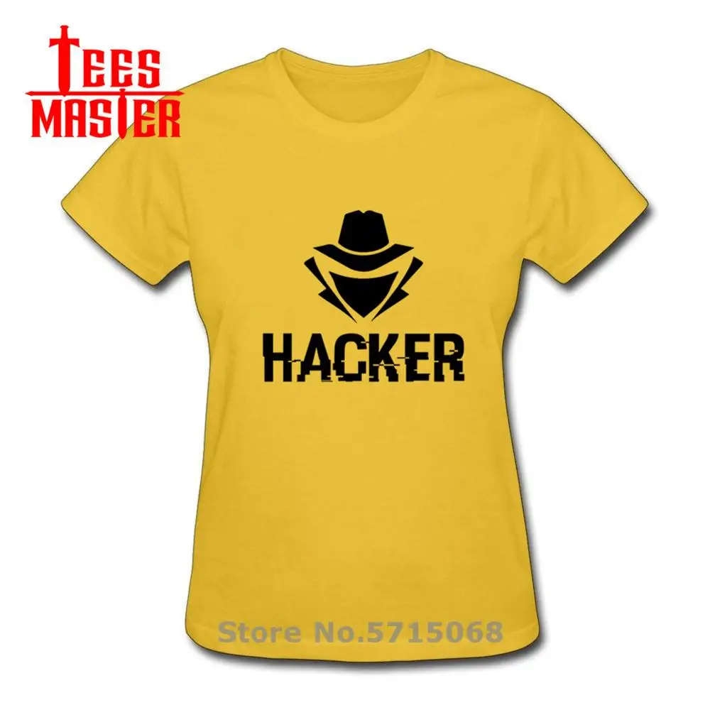 Футболка с изображением компьютерного хакера Мужская Новая модная футболка