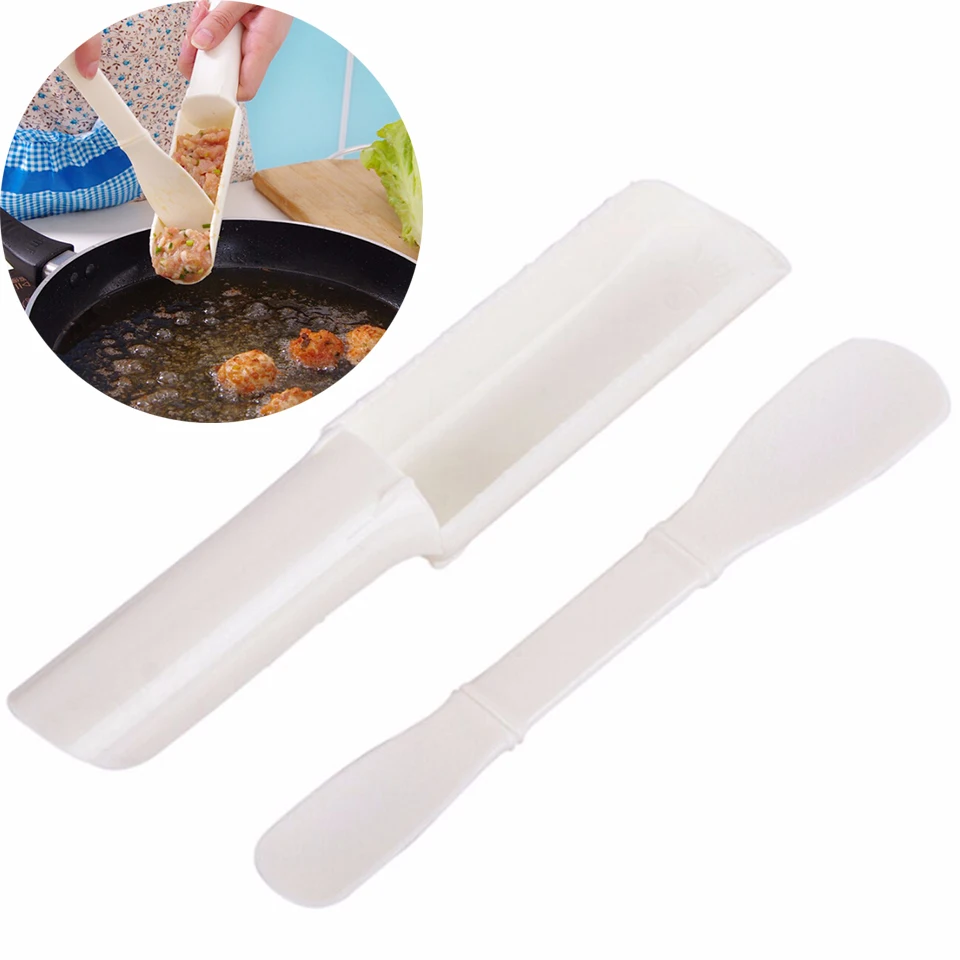 Meatball Maker B Transhome Meatball Maker ложка из нержавеющей стали антипригарный креативный Meatball Maker Инструменты для приготовления пищи Кухонные гаджеты и аксессуары - Цвет: Meatball Maker B