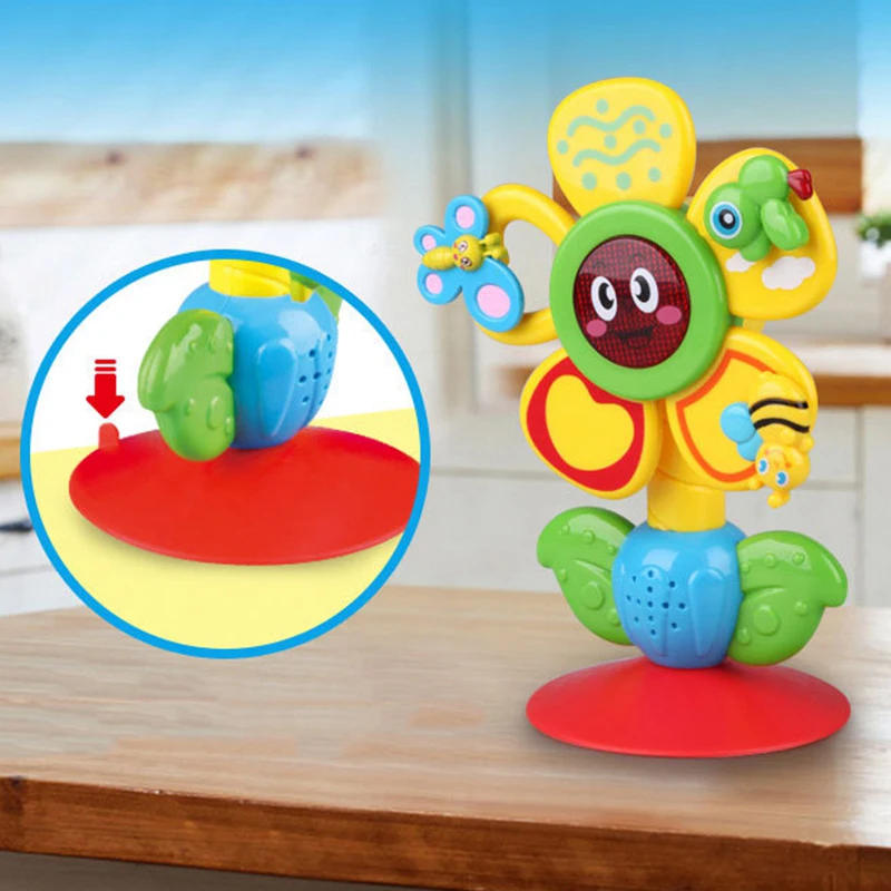 

Musical Sucker Toy Rotating Ferris Wheel Table Newborn Early Educational Baby Toy for Parent-Child interaction