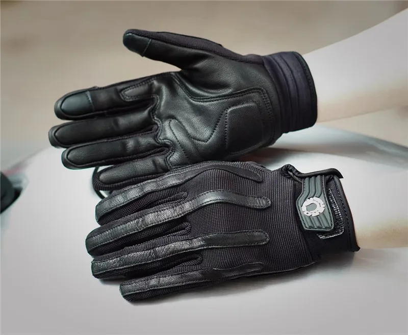 

corium Breathable Motorcycle gloves Luva Motoqueiro Guantes Moto Motocicleta Luvas de moto Cycling Motocross gloves Gants