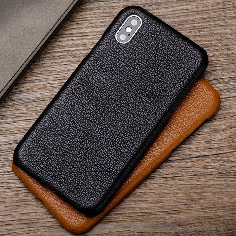

Genuine Leather Phone Case For iPhone 13 Mini 12 11 Pro X Xr Xs Max Case For SE 2020 6 6s 7 8 Plus sheepskin Soft leather Cover