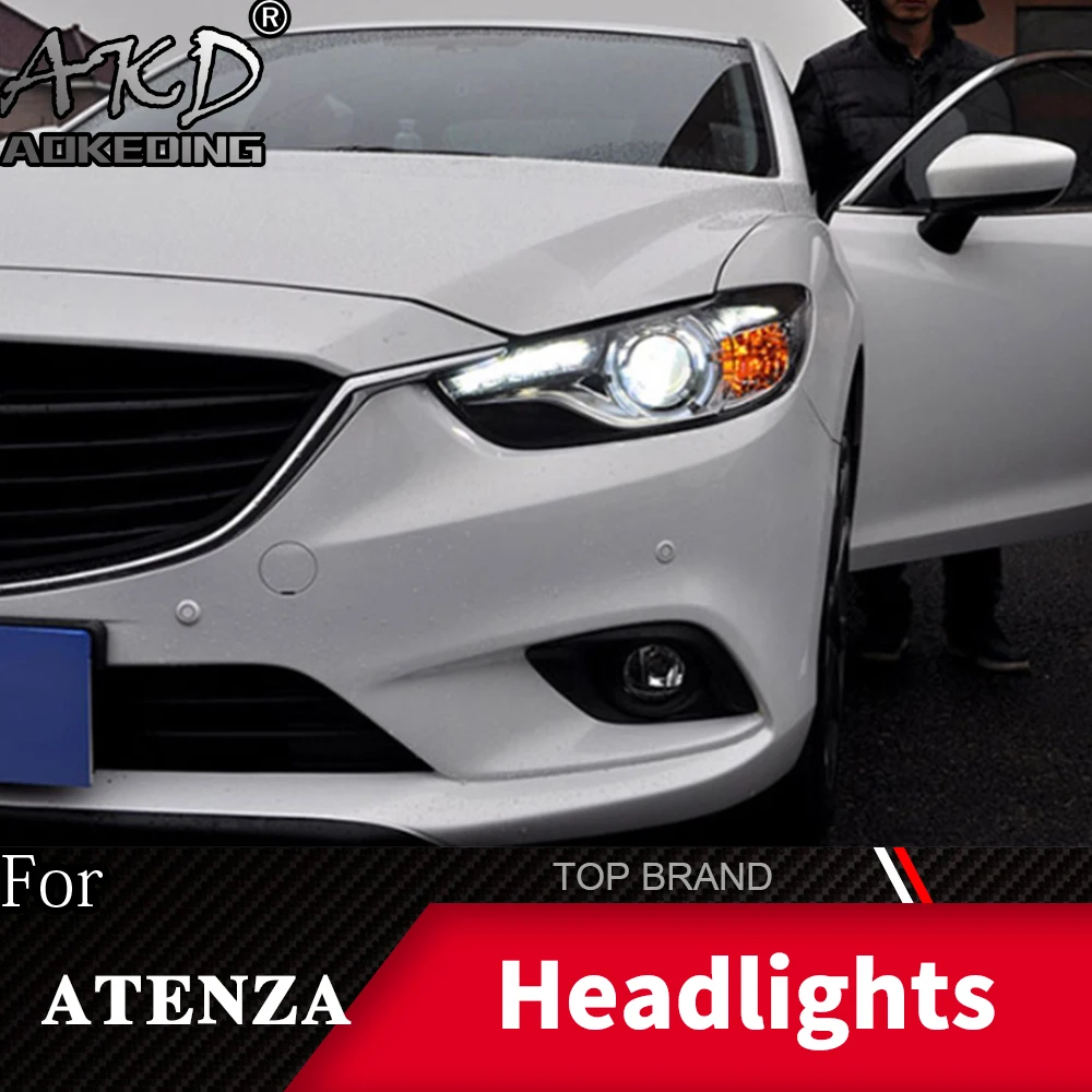Передняя фара для автомобиля 2013 2016 Mazda 6 фары на Atenza Противотуманные Дневные