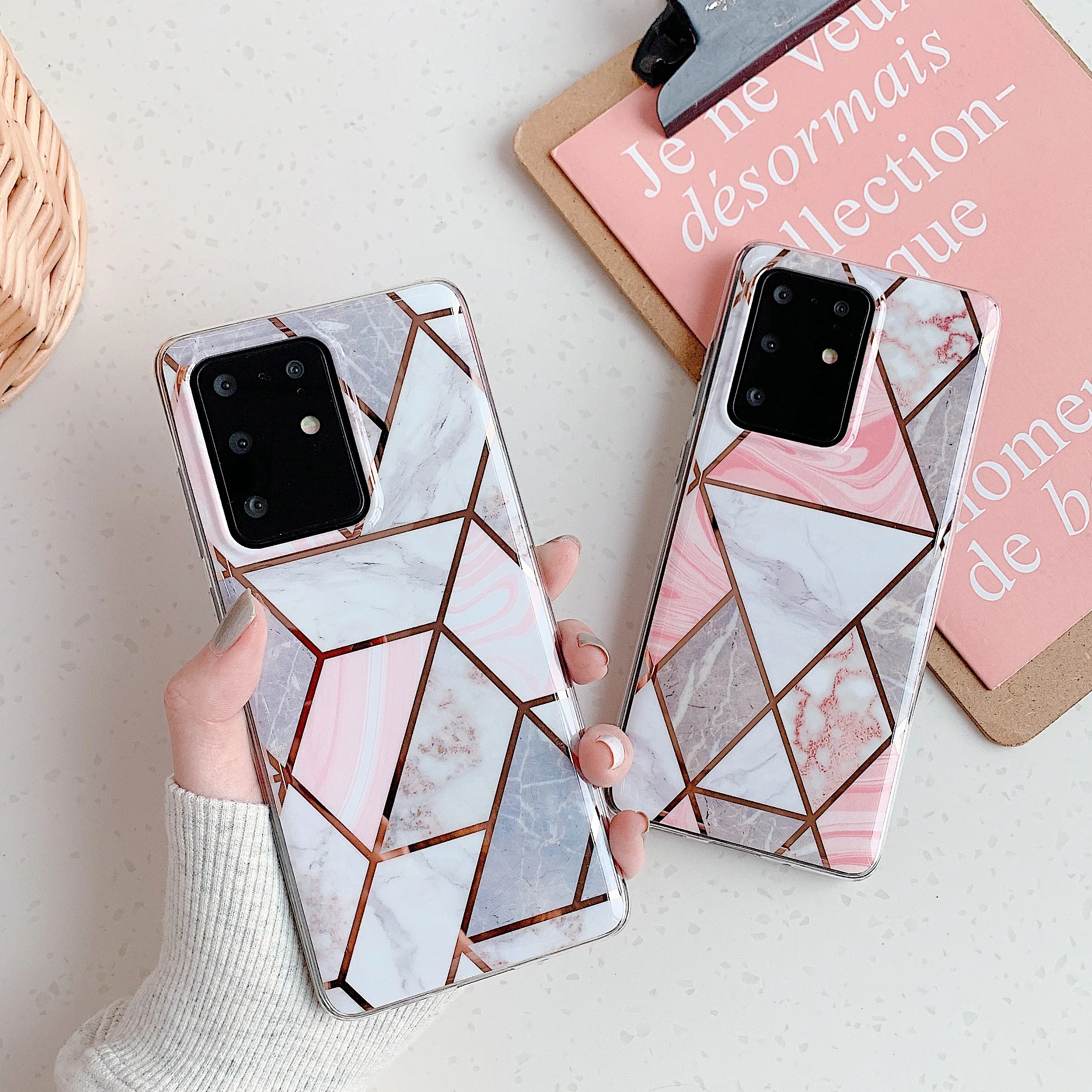 

Case For Samsung Galaxy A71 A51 S8 S9 S10 S10e A40 A30s A70 A41 M30s M21 S20 Ultra Plus Note 10 Pro Electroplated Phone Cover